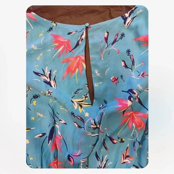 Pennington’s In Every Story Blue Floral  Birds Dress Size 1X - Picture 10 of 10